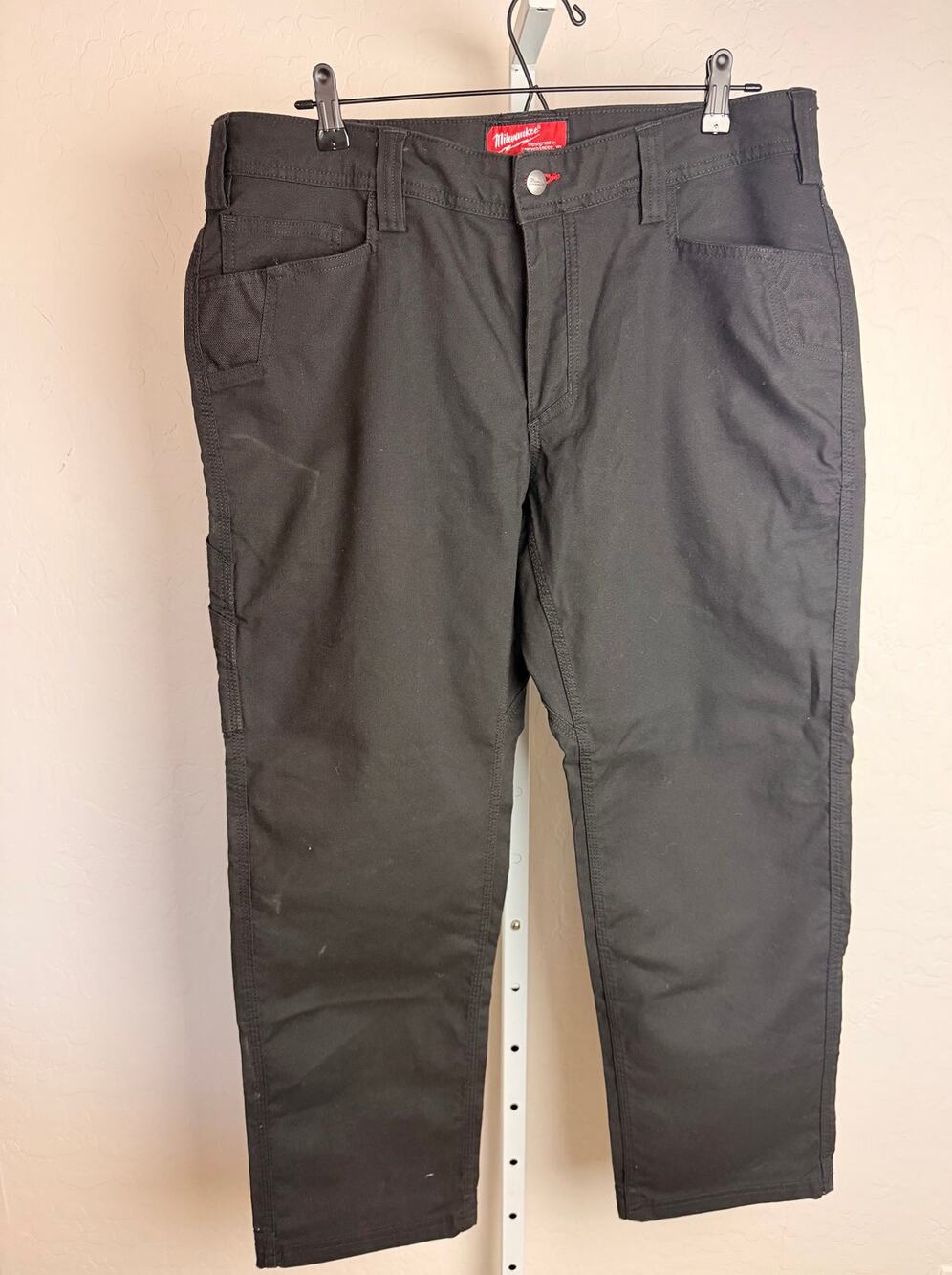 Milwaukee Work Pants Men’s 36x30 Black Straight Fit Utility Carpenter NWT